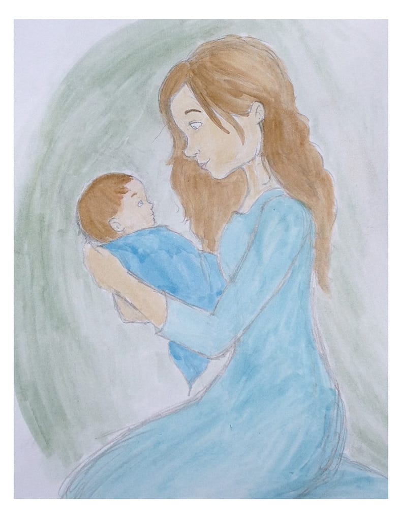 Watercolor Girl Fixed